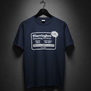 Harrington Babysister Service T- shirt Navy